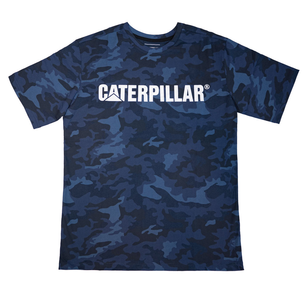 BLUE WOODLAND CAMO AOP-WHITE